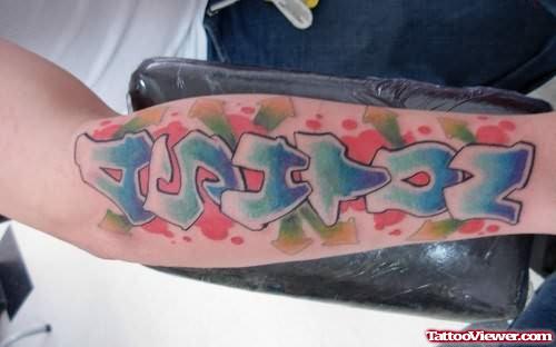 Ashton Tattoo On Arm