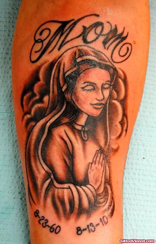 Praying Mary Tattoo