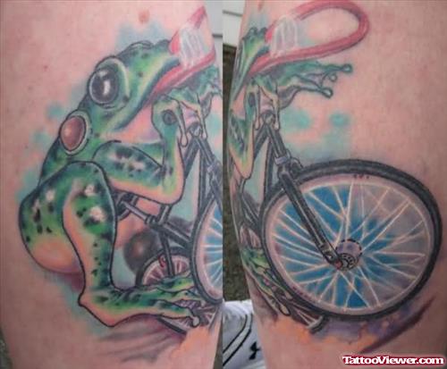 Graveyard Frog Tattoo
