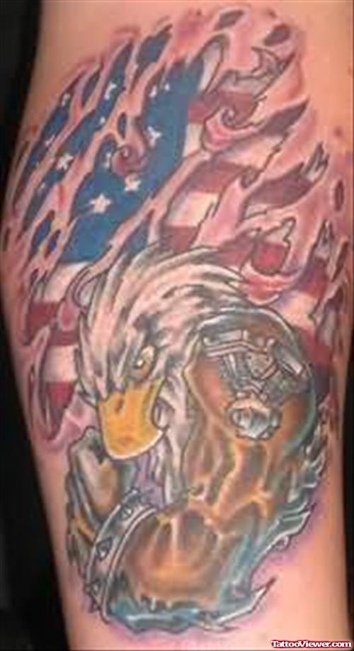 Eagle Rip in Brians Tattoos by Graveyard