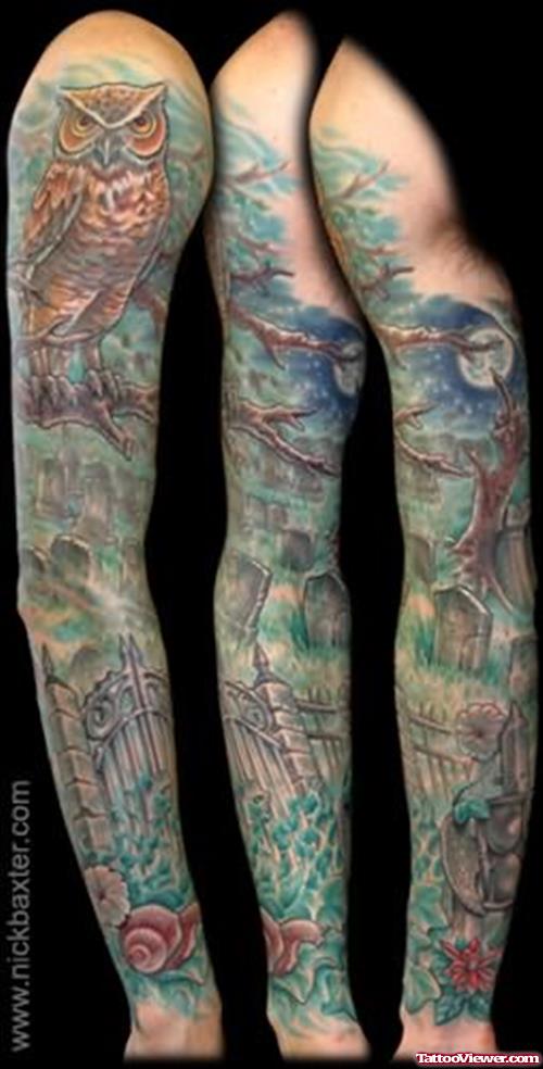 Full Sleeve Tattoos By Graveyard
