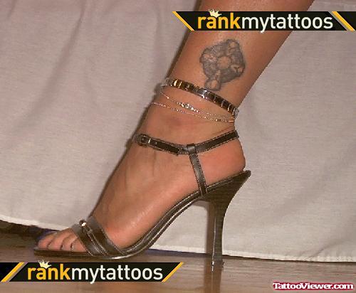 Greek Key Tattoo On Ankle For Girls