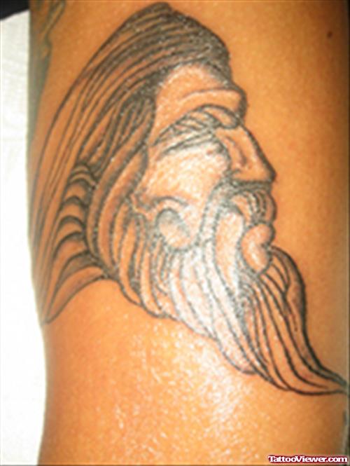 Amazing Poseidon Greek Tattoo