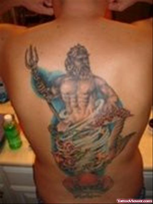 Greek Tattoo On Back