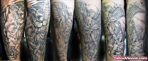 Greek Tattoo Design For sleeve