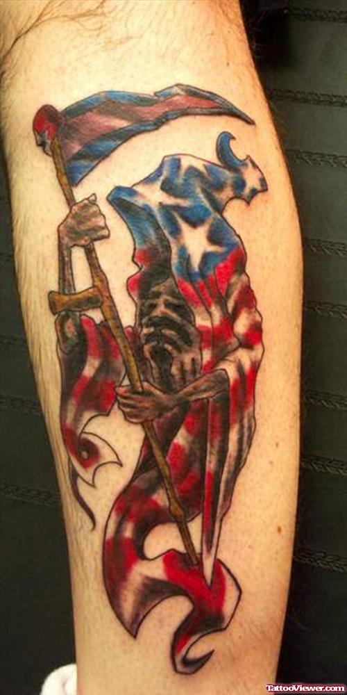Us Army Grim Reaper Tattoo