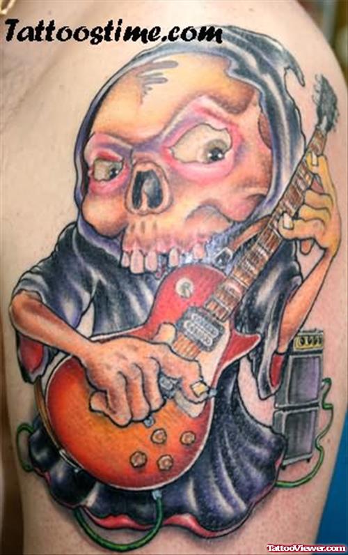Musician  Grim Reaper Tattoo