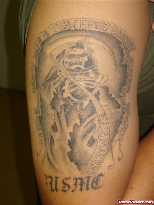 Juan Chales  Grim Reaper Tattoo