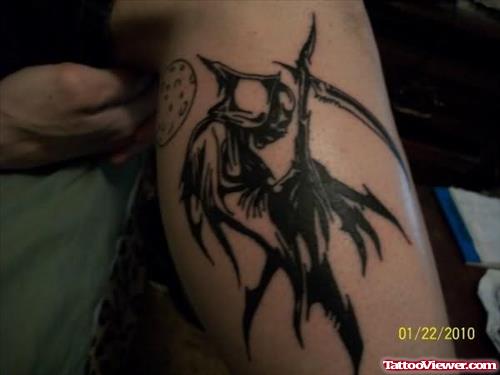 Skeleton Grim Reaper Tattoo