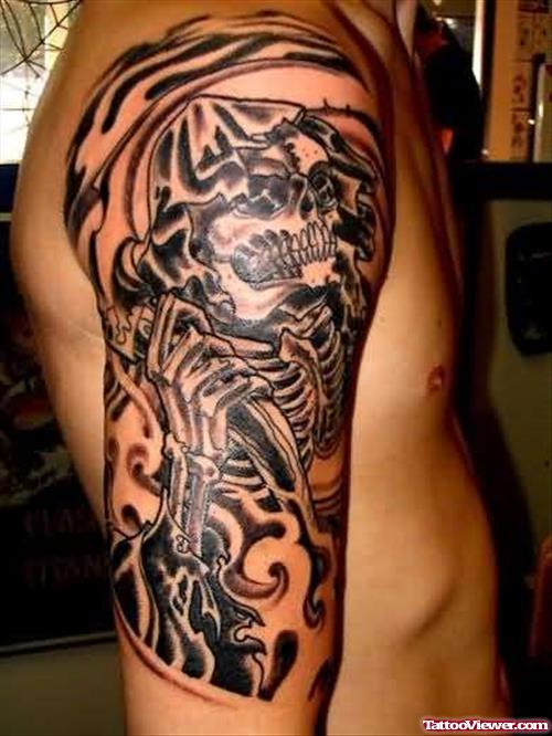 Extreme  Grim Reaper Tattoo