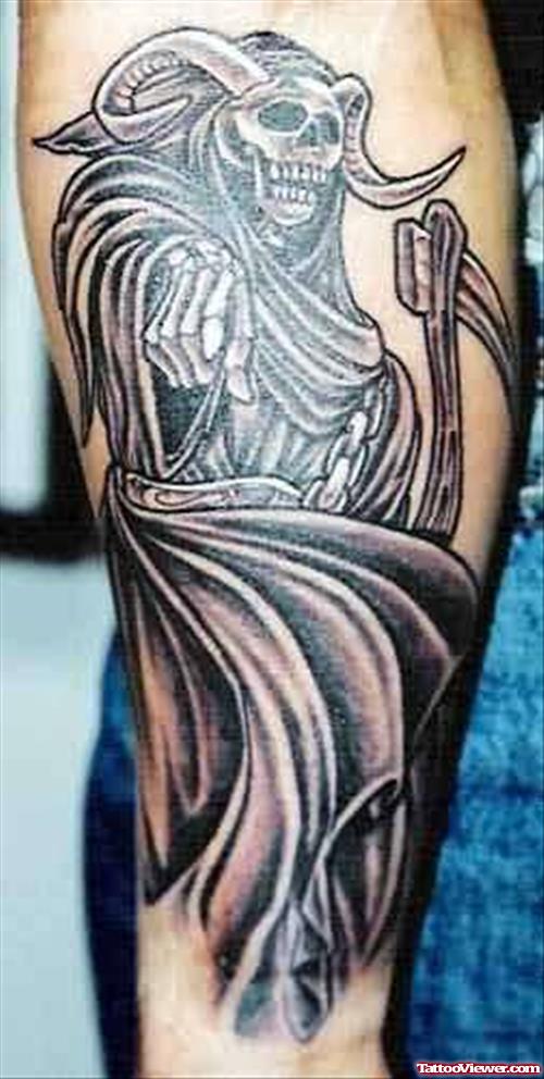 Grim Reaper Scary Tattoos