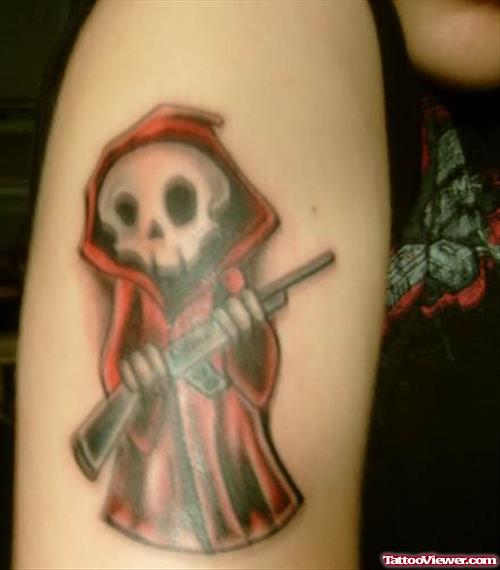 Grim Reaper Gangster Tattoo