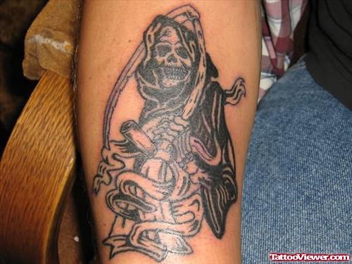 Villian Art Grim Reaper Tattoo