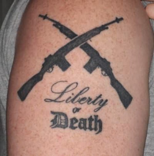 Liberty Or Death Tattoo