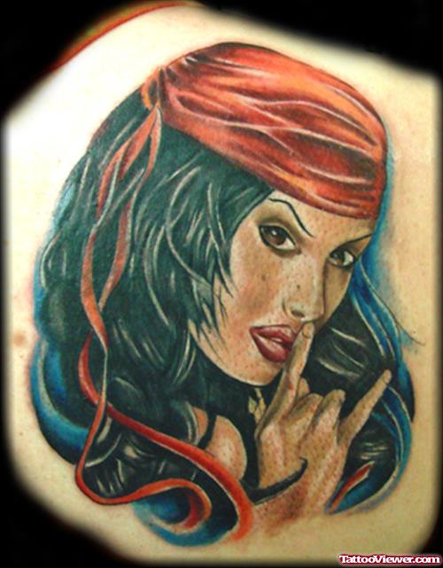 Pinup Gypsy Girl Tattoo