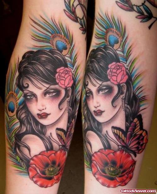 Gypsy Tattoos On Sleeve