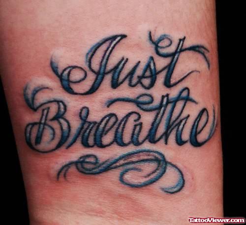 Just Breathe Gypsy Tattoo