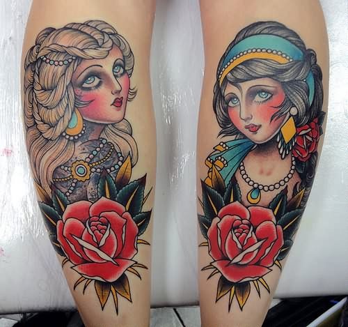 Tumblr Gypsy Tattoo On Back Legs