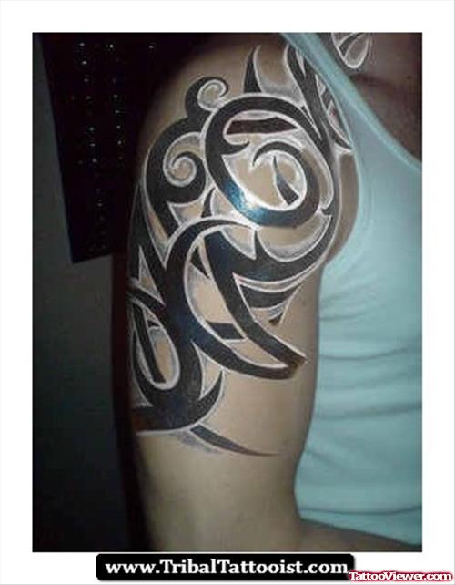 Amazing Tribal Half Sleeve Tattoo For Men