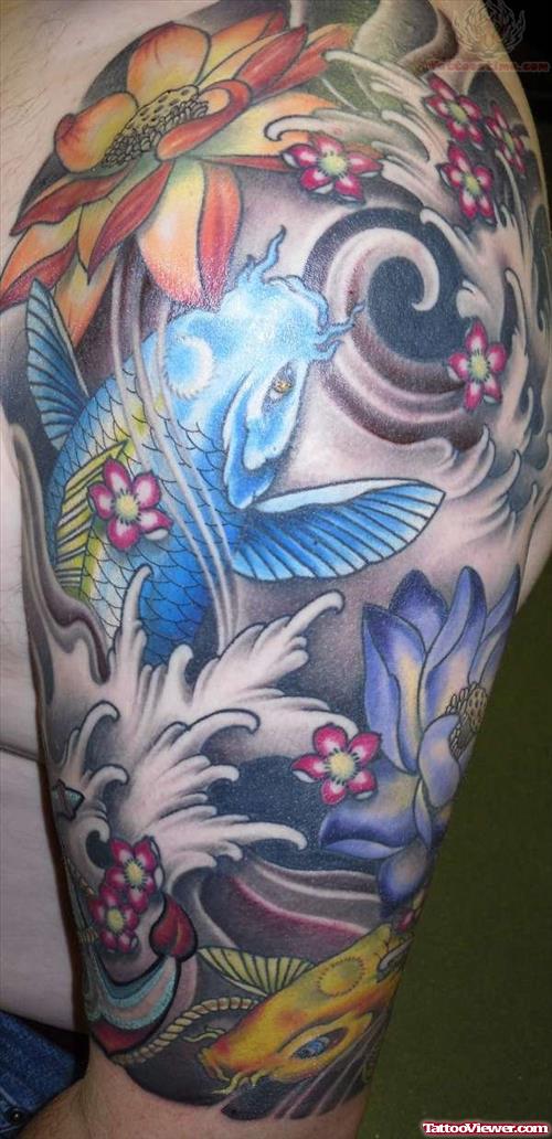 Half Sleeve Japanese Tattoos