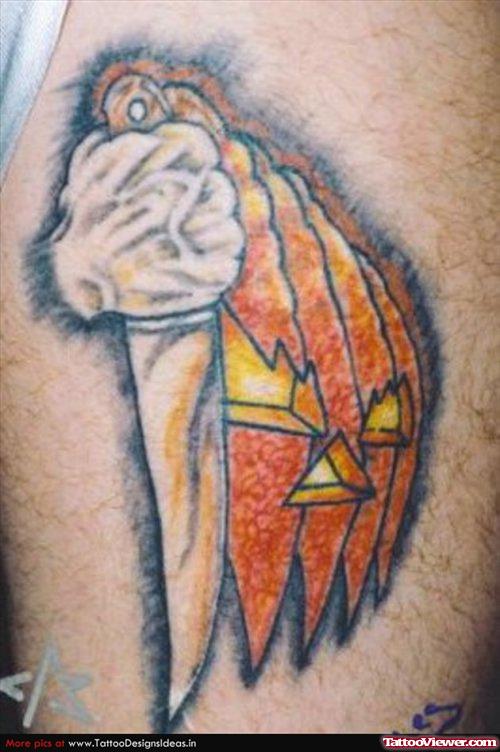 Horror Halloween Tattoo