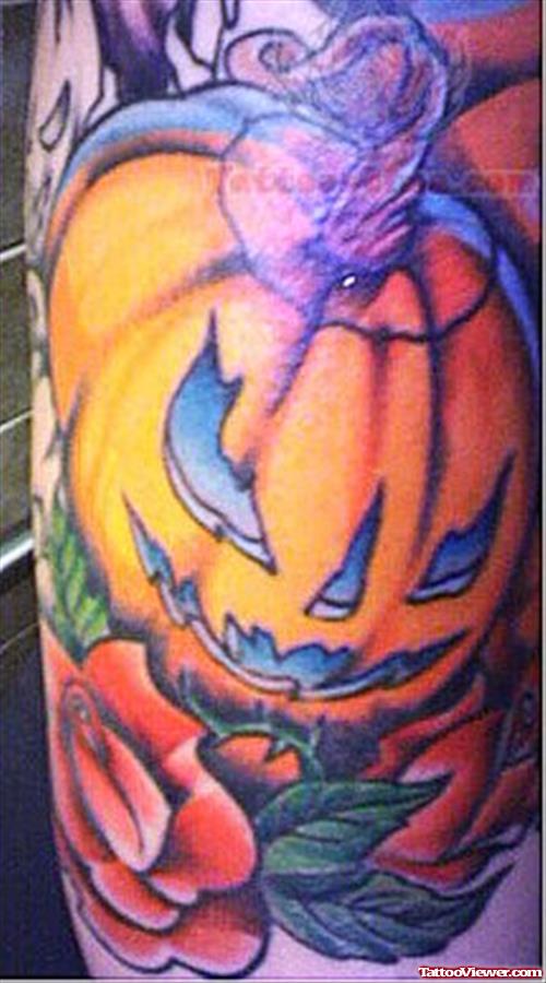 Evil Halloween Tattoo