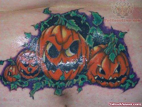 Pumpkin Patch Tattoo