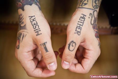 Nisery Mother Hand Tattoos