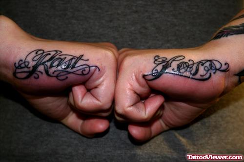 Attractive Side Hand Tattoos