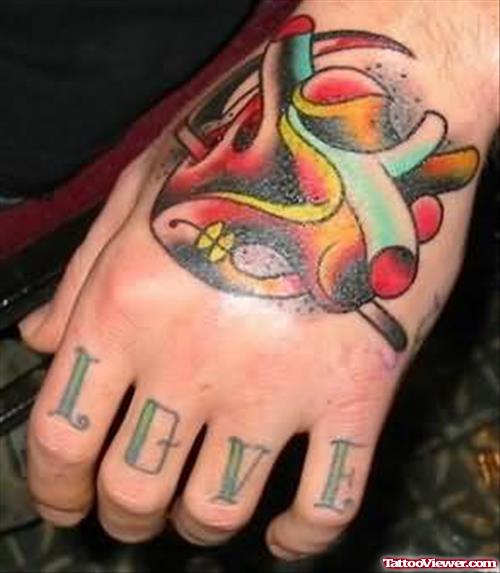 Orignal Love Tattoo On Hand