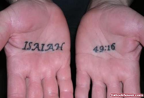 Memorial Tattoo On Hand