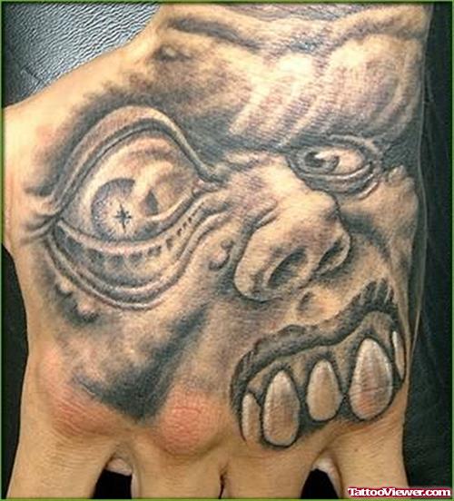 Demon Hand Tattoo