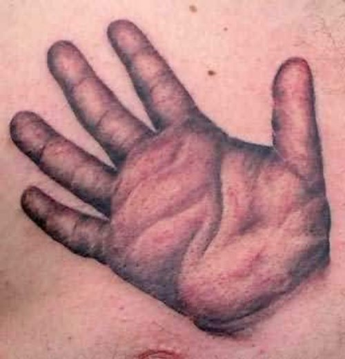 Hand Tattoo On Body