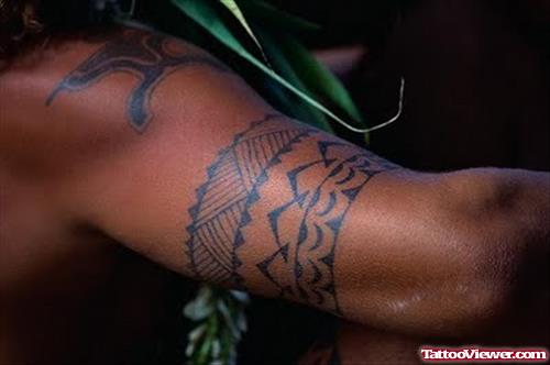 Hawaiian Tattoo On Armband