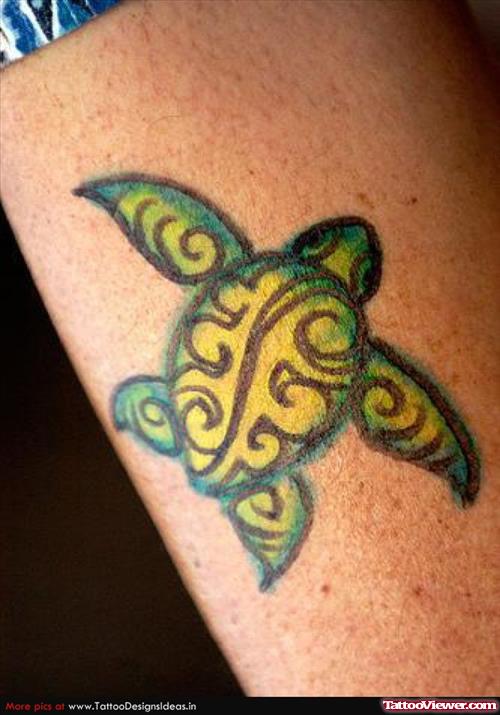 Hawaiian Turtle Tattoo
