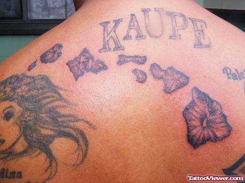 Kaupe Hawaiian Tattoo On Upperback