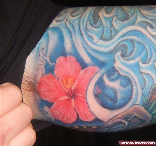 Awesome Color Ink Hawaiian Tattoos