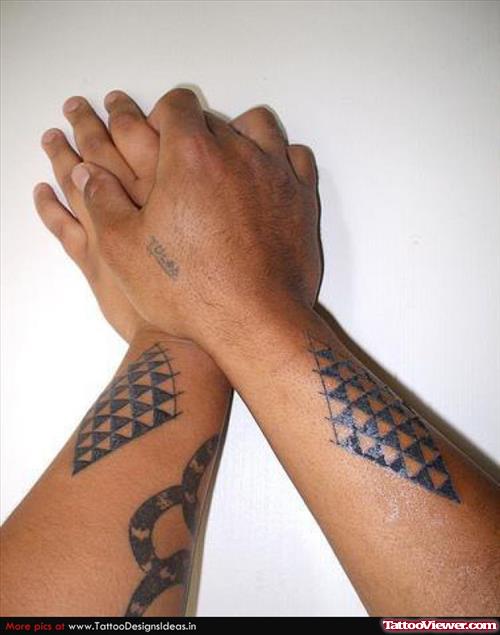 Hawaiian Tattoos On Wrists