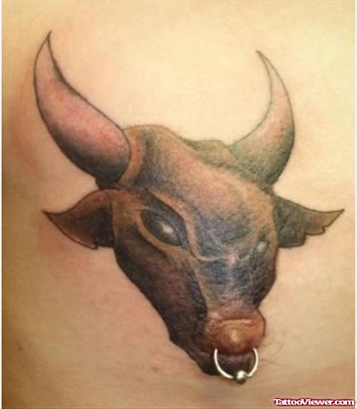 Bull Head Tattoo