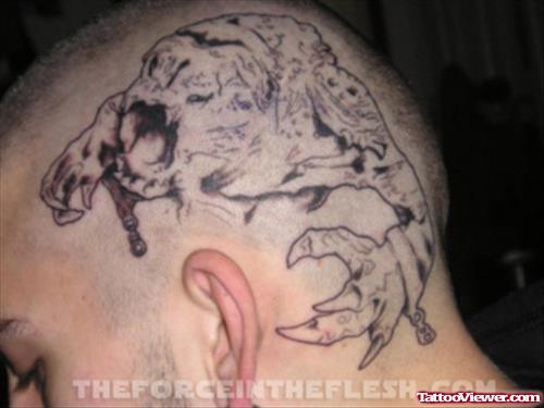 Rancor Head Tattoo