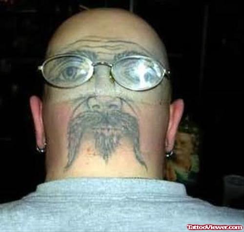Extreme Tattoo On Head