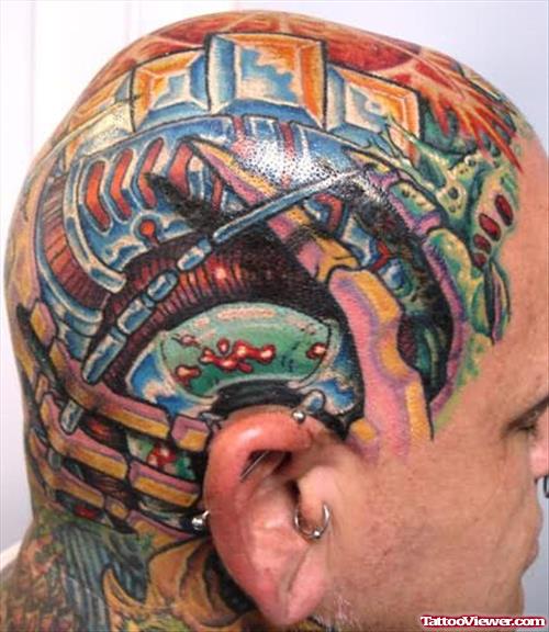 Awesome Tattoo On Head