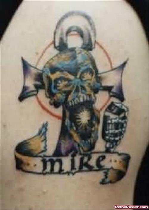 Cross And Skull Tattoo