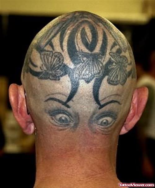 Back Eyes Head Tattoos