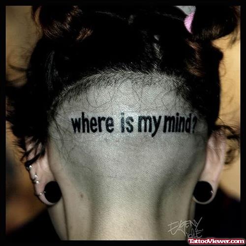 Where Is My Mind Tattoo