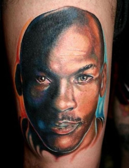 Amazing Color Ink Tyson Head Tattoo