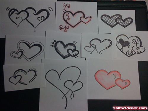 Hearts Tattoos Designs