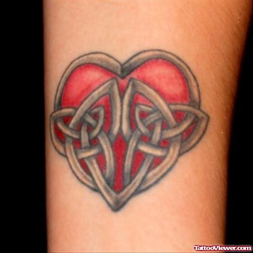 Best Celtic Knot and Heart Tattoo