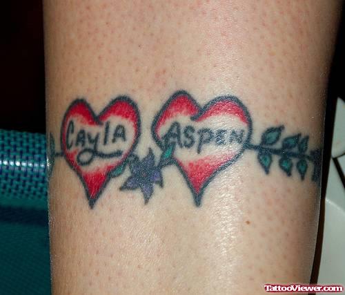 Layla Aspen Heart Tattoos
