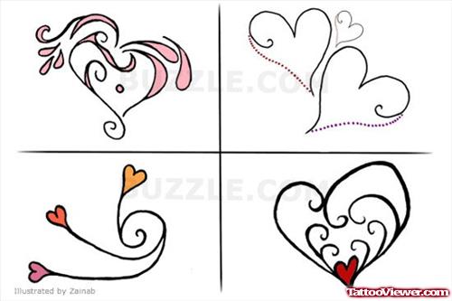 Amazing Heart Tattoos Designs